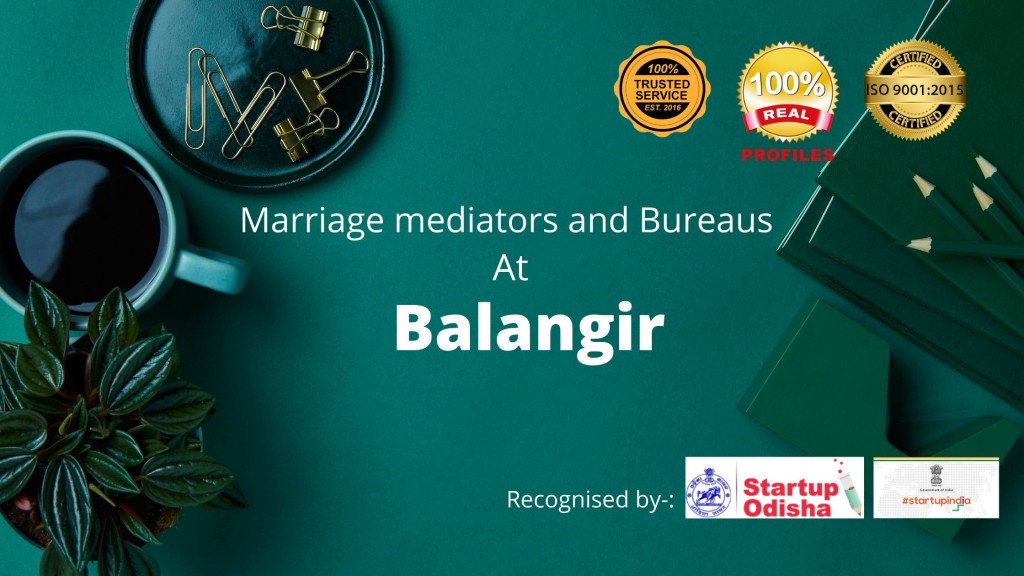 Marriage Bureau and Marriage Mediators in Balangir